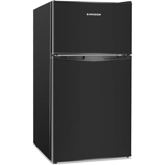 BANGSON Mini Fridge with Freezer