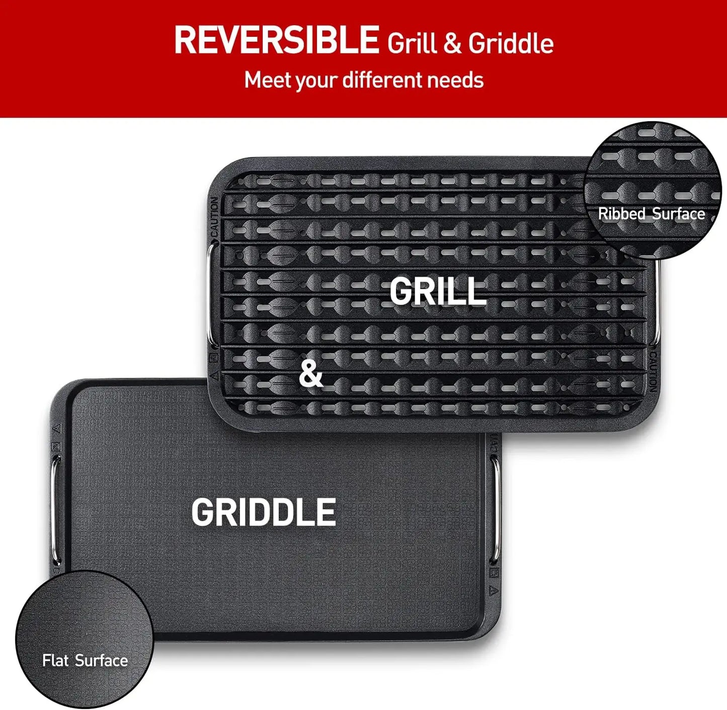 Indoor Smokeless Grill With Tempered Glass Lid