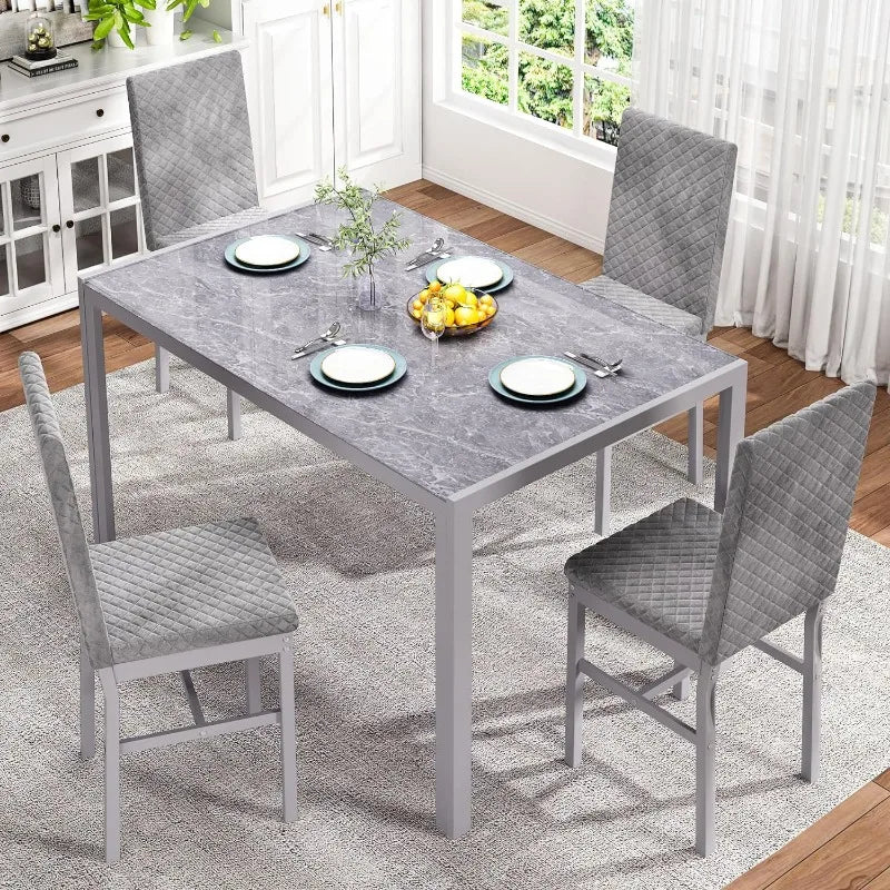 5-Piece Dinning Room Table Set