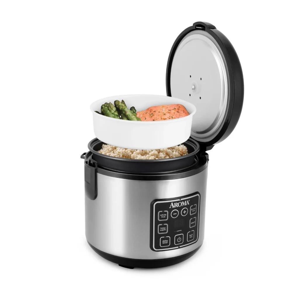 Aroma 8-Cup (Cooked) Rice & Grain Cooker