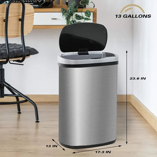 13 Gallon Kitchen Garbage Trash Can