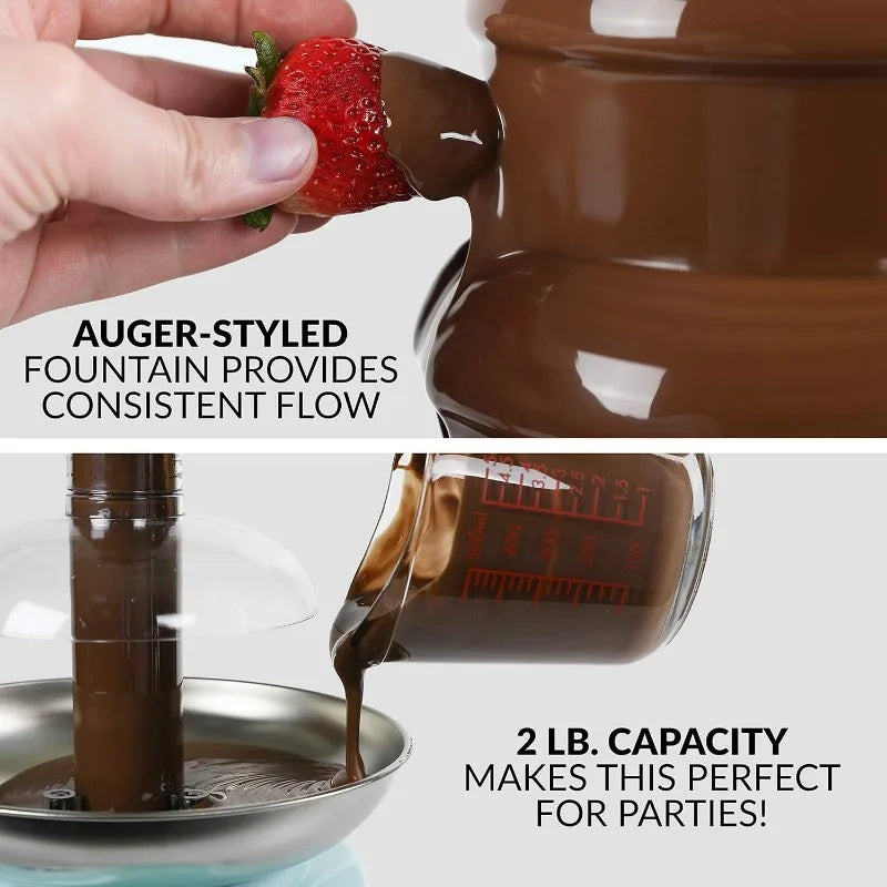 Nostalgia 4 Tier Electric Chocolate Fondue Fountain Machine