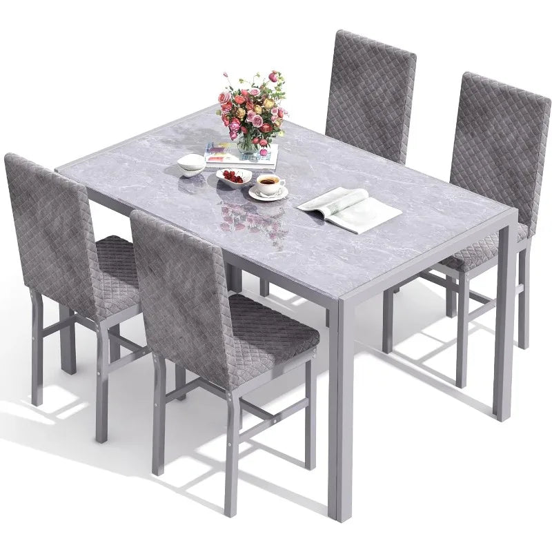 5-Piece Dinning Room Table Set