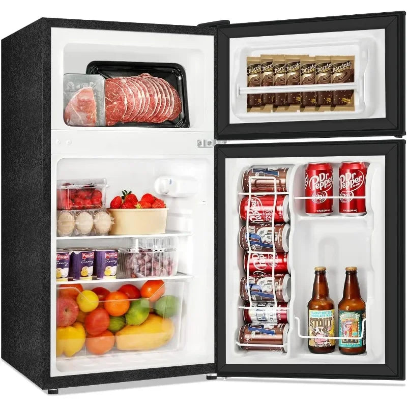 BANGSON Mini Fridge with Freezer