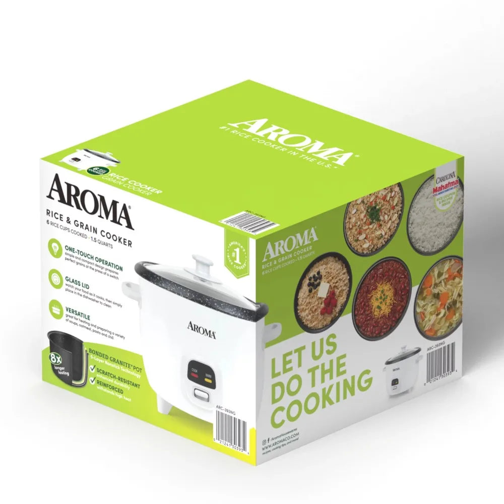 Aroma® 6-Cup (Cooked) Rice & Grain Cooker