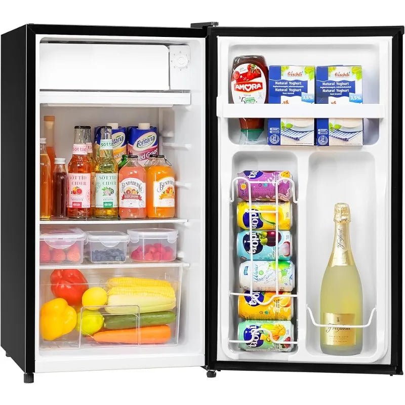 Manastin 3.2 Cu. Ft Mini Fridge with Freezer