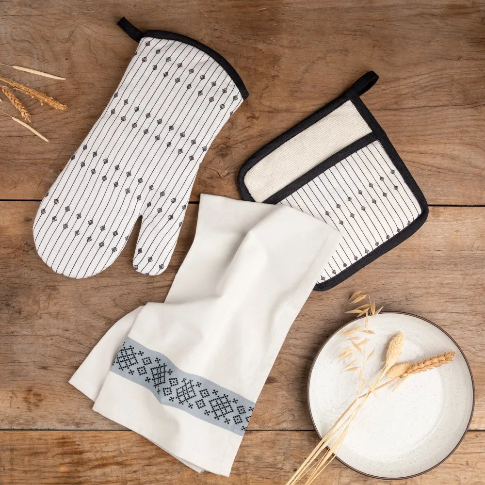 3-Piece Oven Mitt